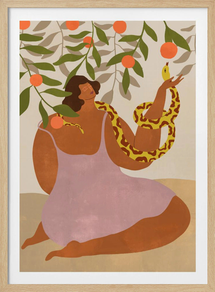 Rieche die Orange | Poster