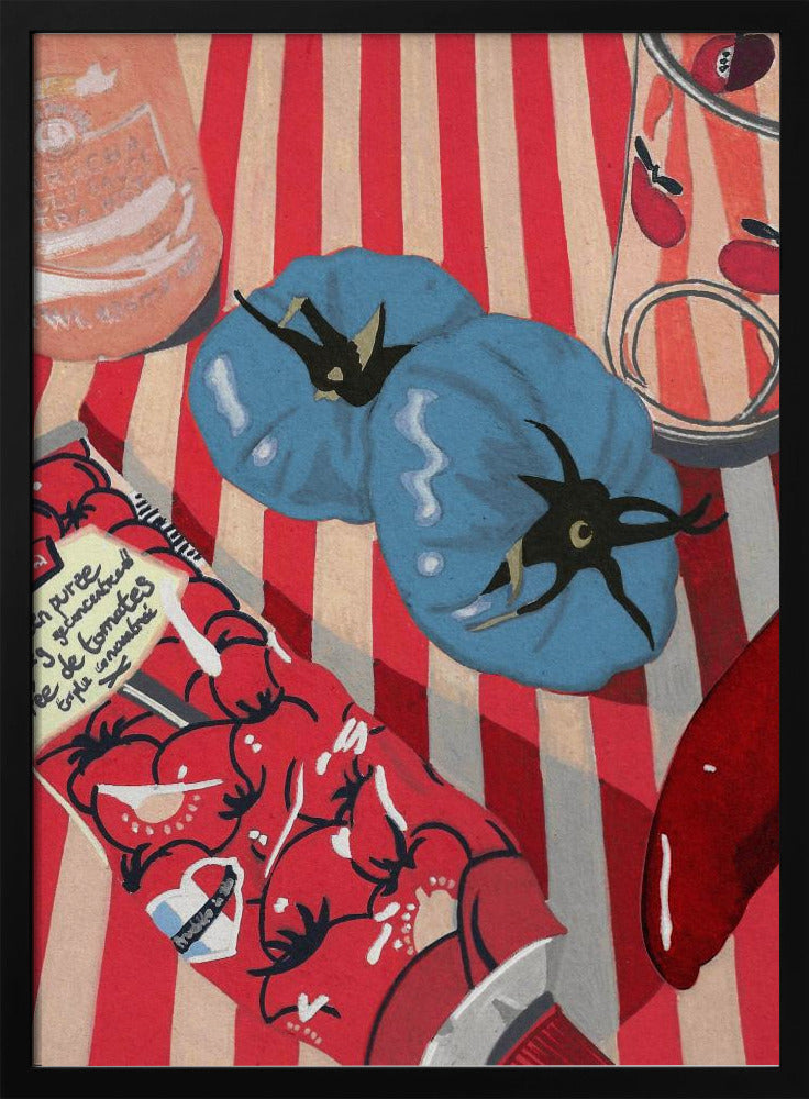 Blaue Tomaten | Poster