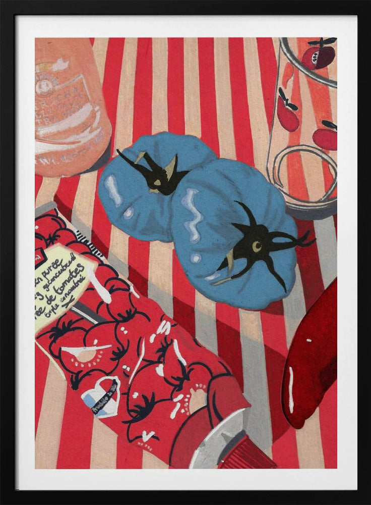 Blaue Tomaten | Poster