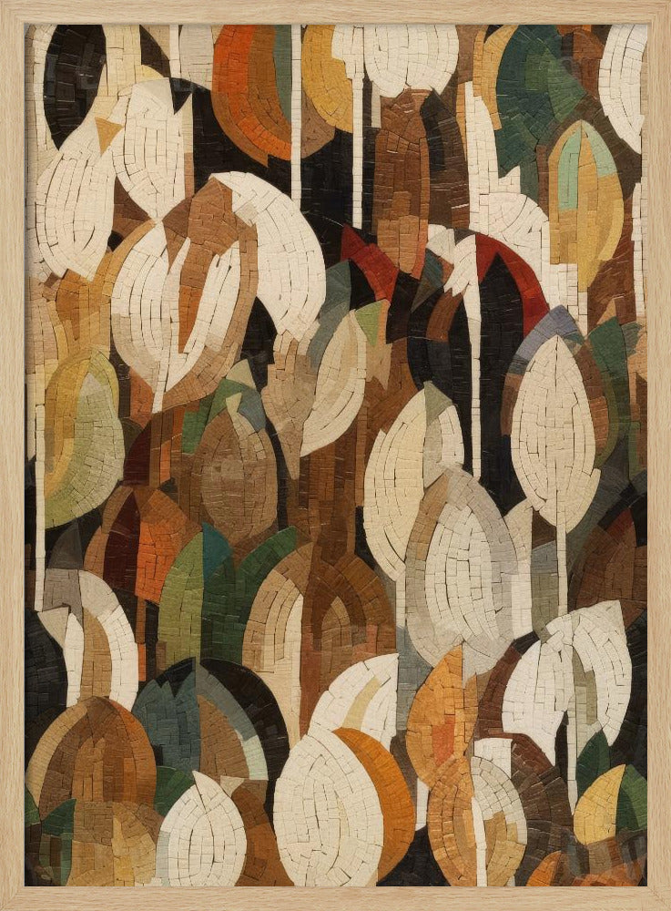 Mosaic Forest Vibrance | Poster