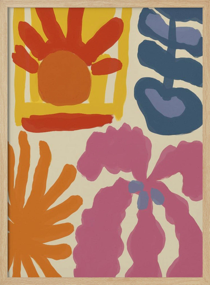 Vibrant Shapes | Poster