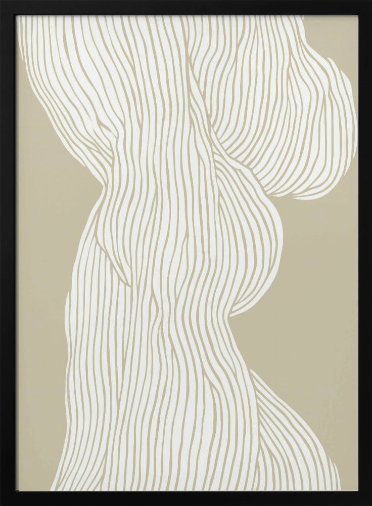 Fließende Linien Eleganz | Poster