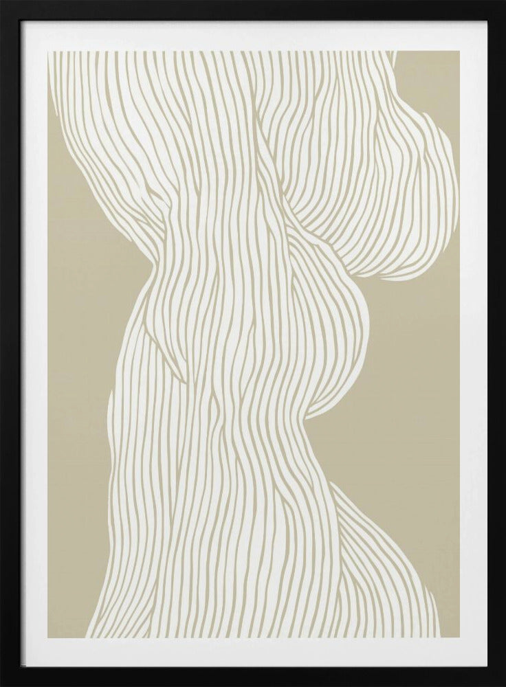 Fließende Linien Eleganz | Poster