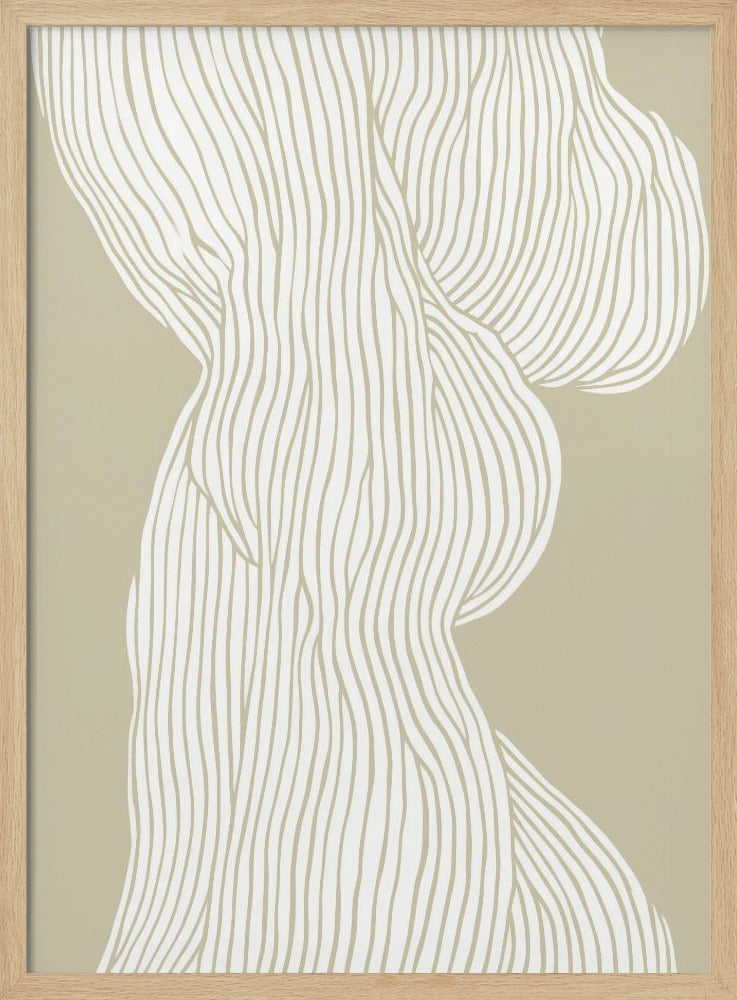Fließende Linien Eleganz | Poster
