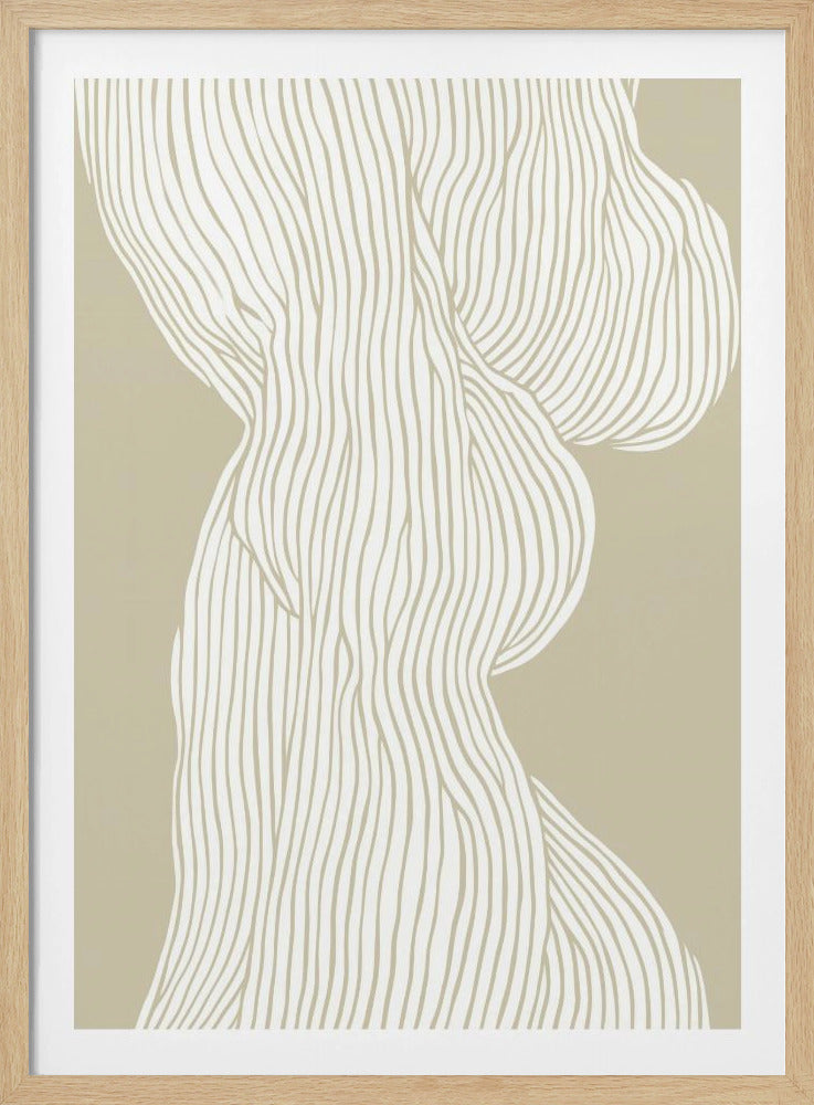 Fließende Linien Eleganz | Poster