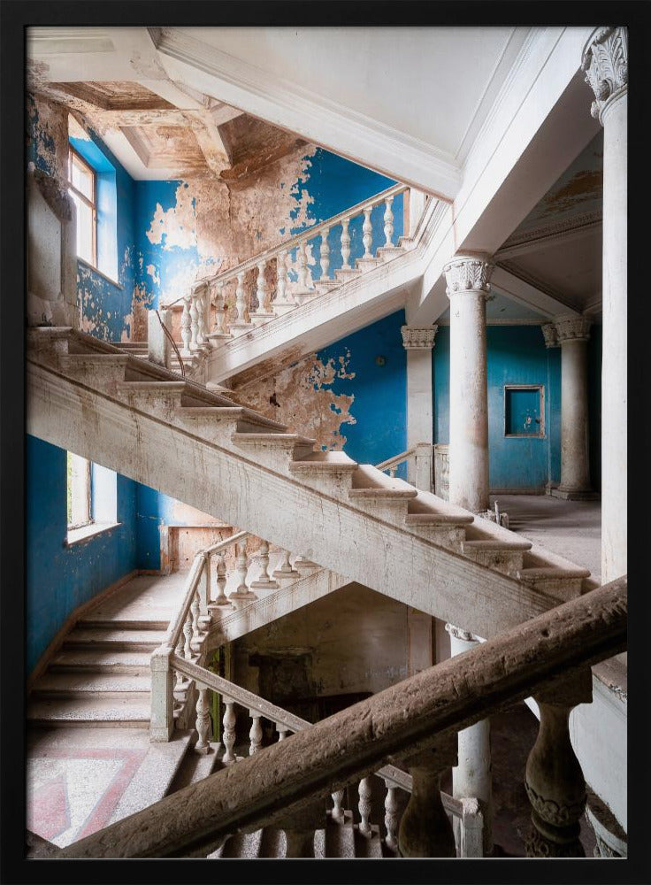 Blaue Treppe | Poster