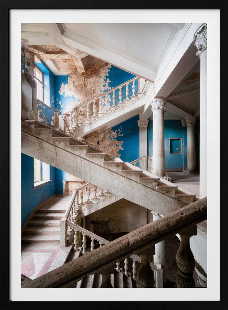 Blaue Treppe | Poster