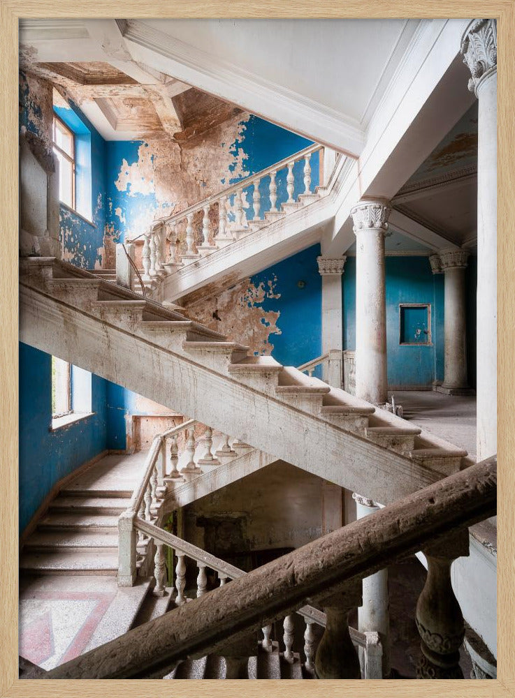 Blaue Treppe | Poster