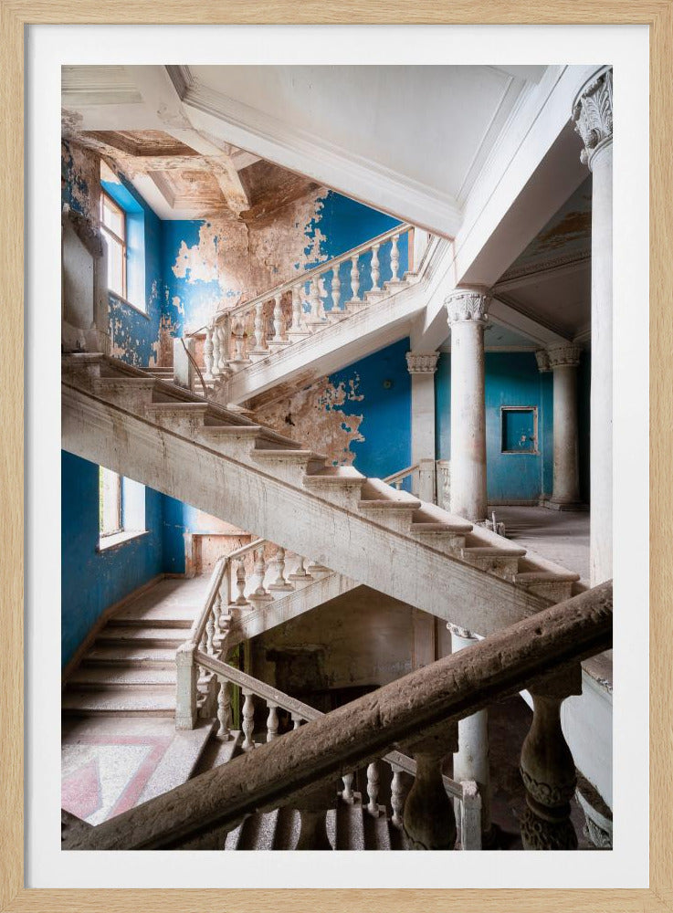 Blaue Treppe | Poster