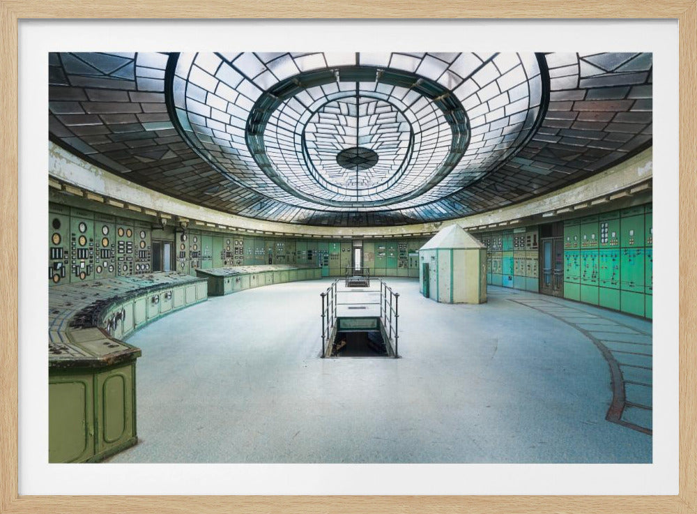 Verlassener Art-Deco-Kontrollraum | Poster