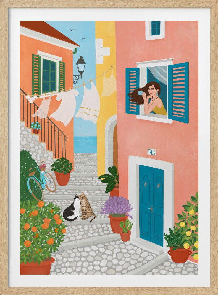 Sonntagmorgen in der Provence | Poster