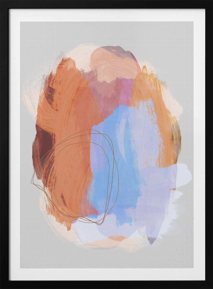 Abstrakte Pinselstriche 38Z | Poster