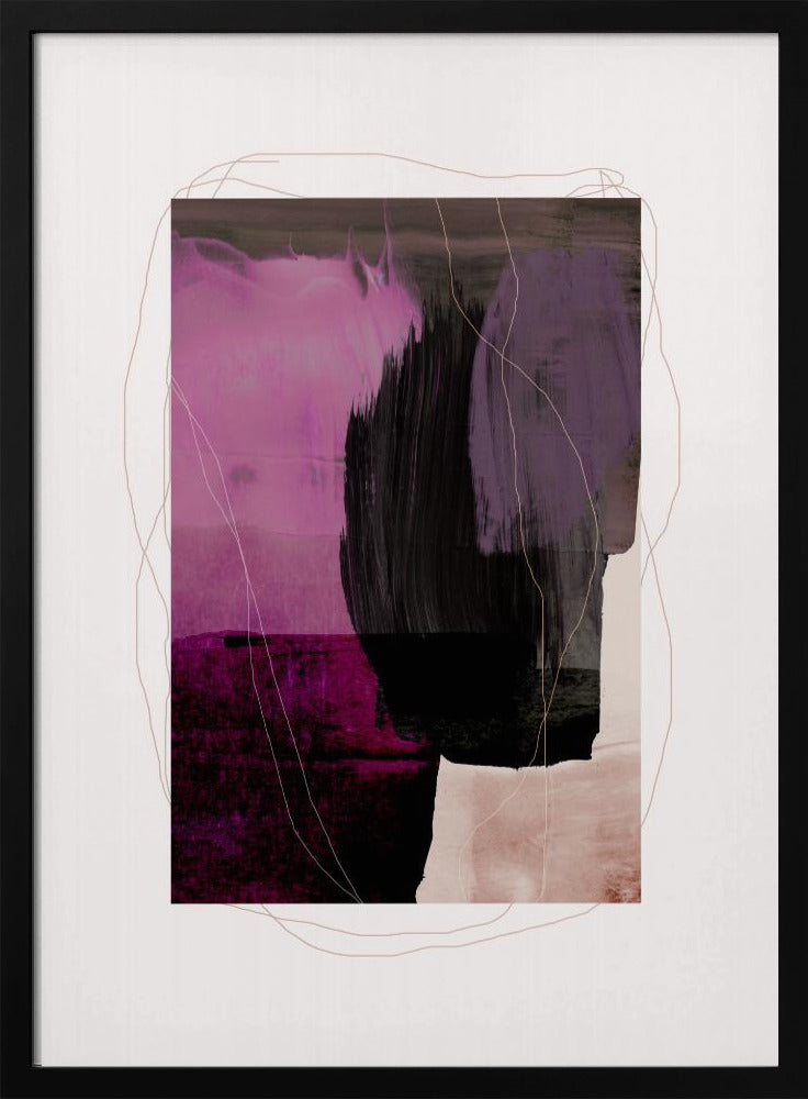 Abstrakte Pinselstriche 77 | Poster