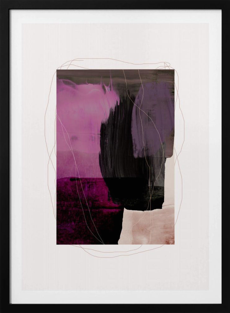Abstrakte Pinselstriche 77 | Poster