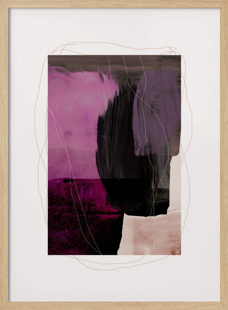 Abstrakte Pinselstriche 77 | Poster