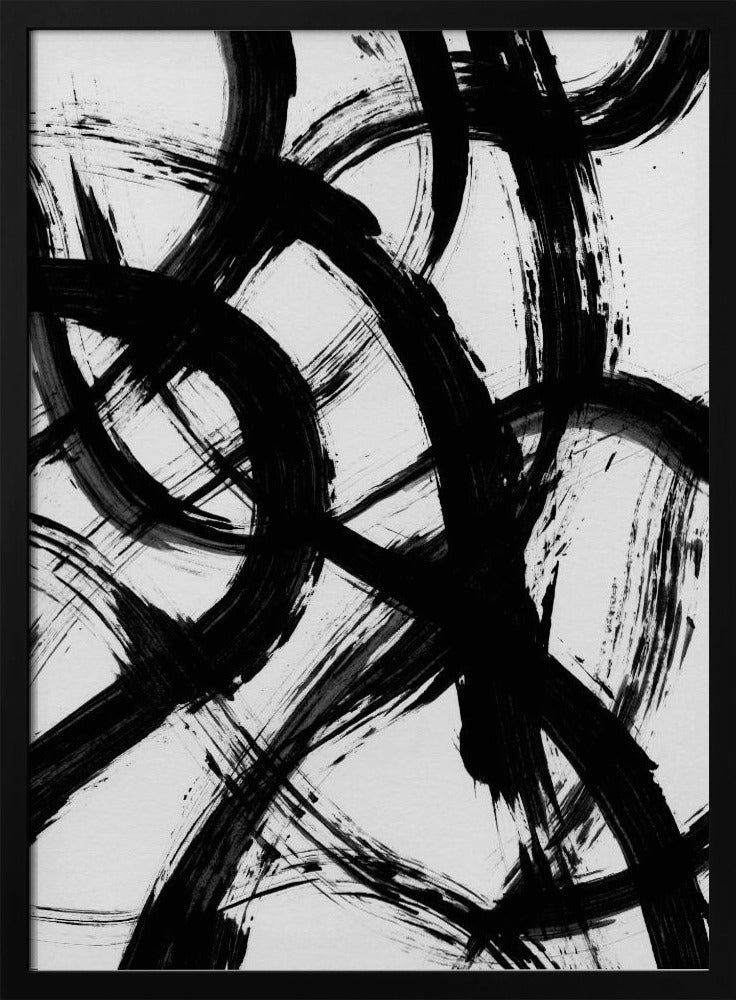 Abstrakte Pinselstriche 98X | Poster