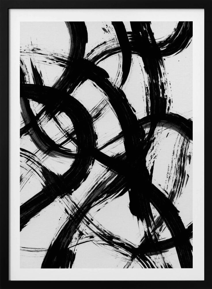 Abstrakte Pinselstriche 98X | Poster