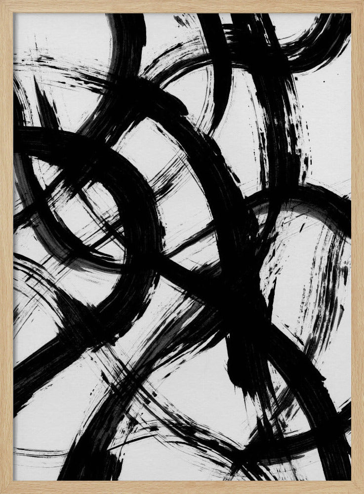 Abstrakte Pinselstriche 98X | Poster