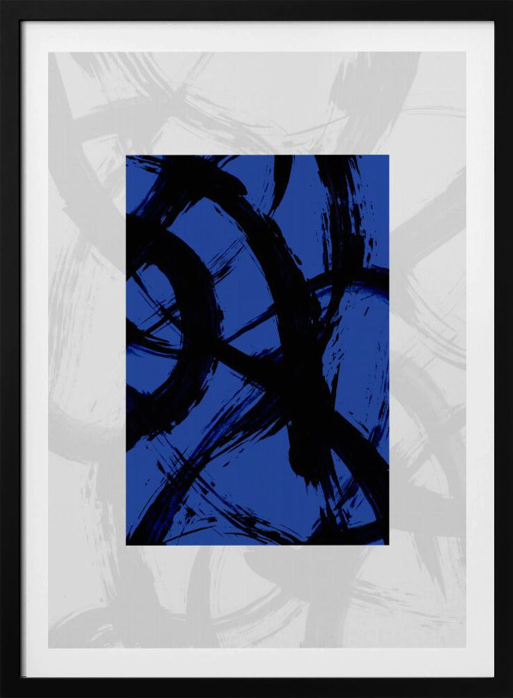 Abstrakte Pinselstriche 98Y | Poster