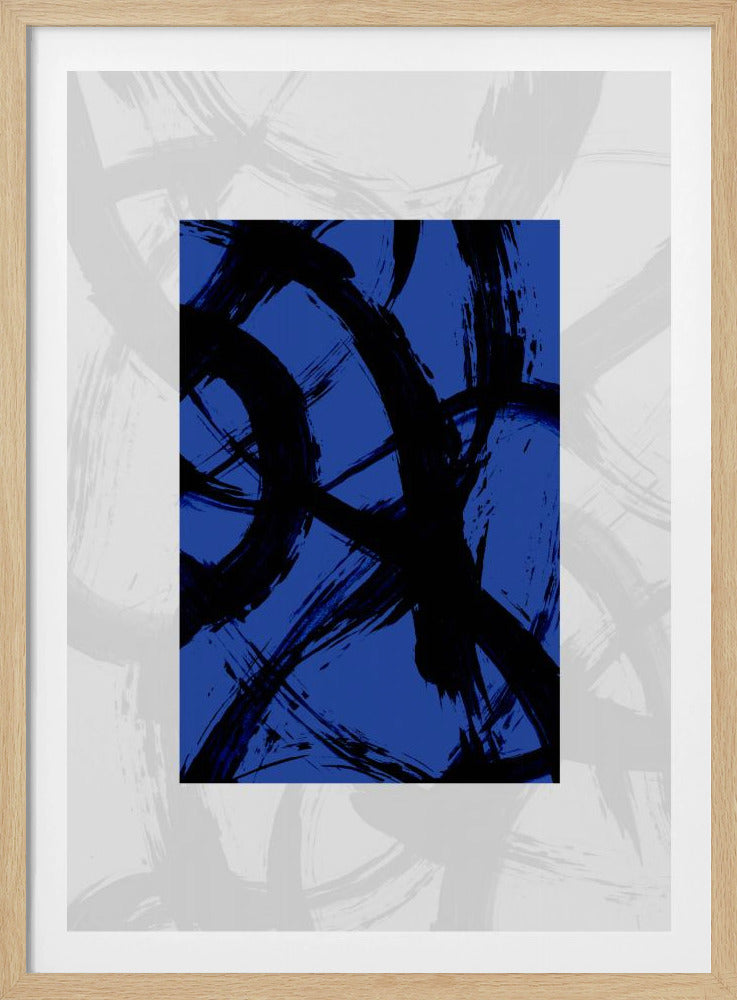 Abstrakte Pinselstriche 98Y | Poster
