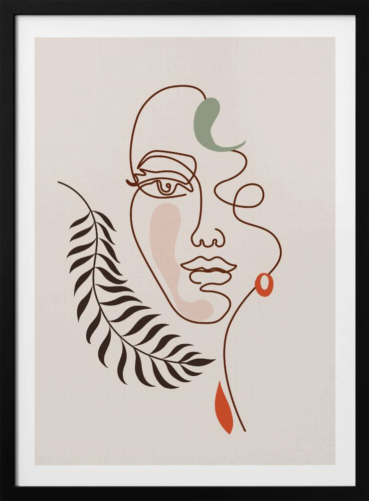 Blattige Eleganz | Poster