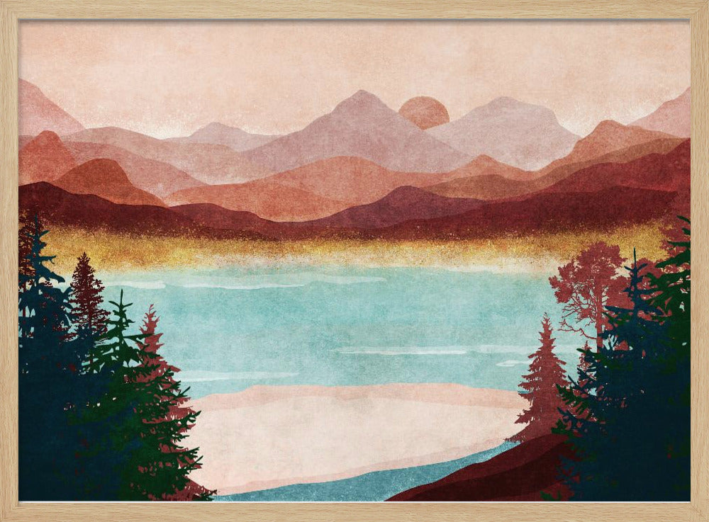 Bergdämmerungs-Gelassenheit | Poster