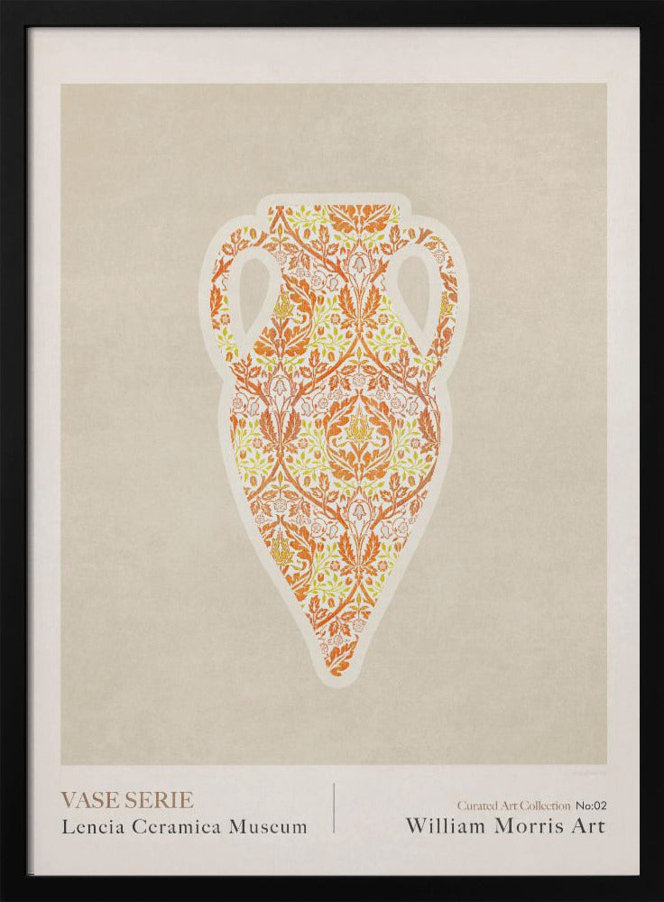 Verziertes Vasendesign | Poster