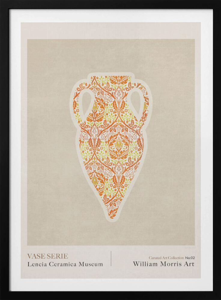 Verziertes Vasendesign | Poster