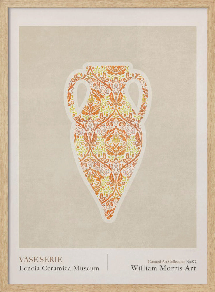 Verziertes Vasendesign | Poster