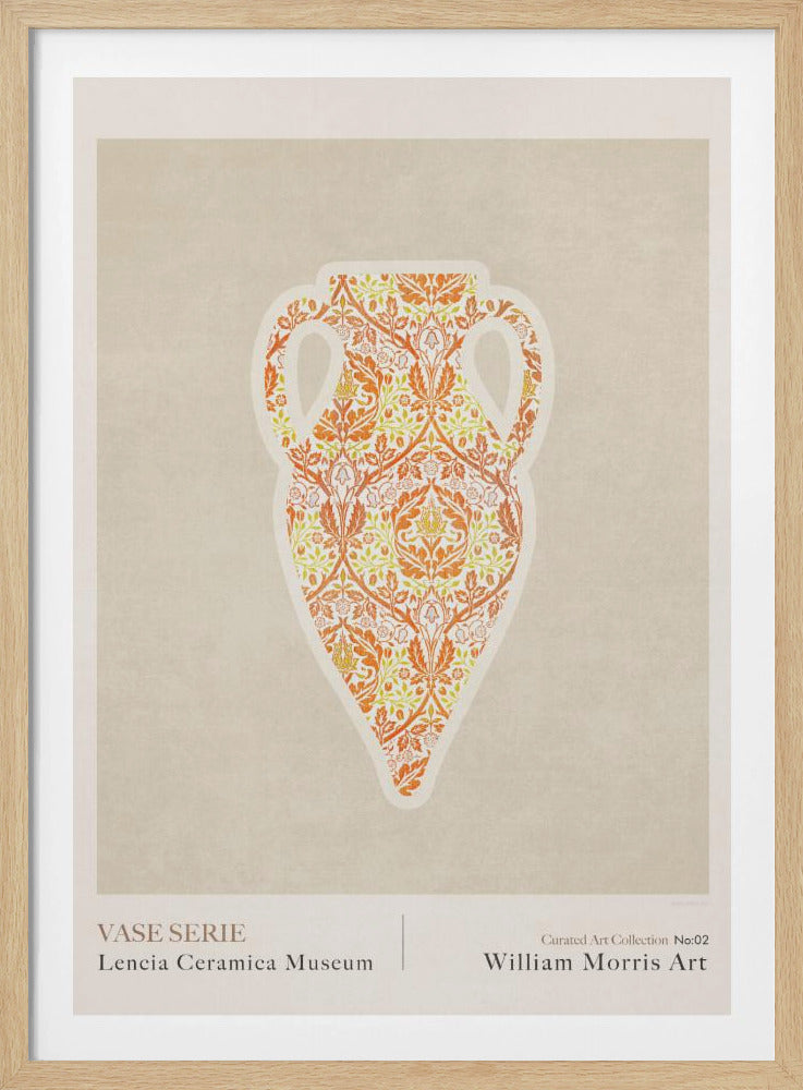 Verziertes Vasendesign | Poster