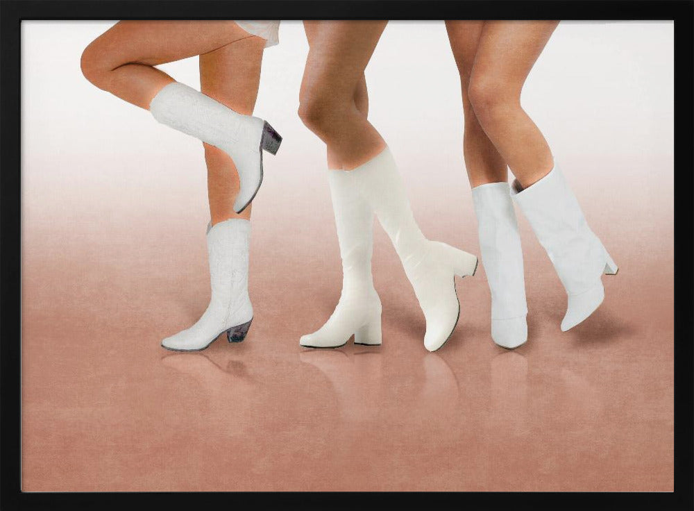 Stiefel in Bewegung | Poster