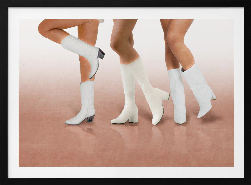 Stiefel in Bewegung | Poster