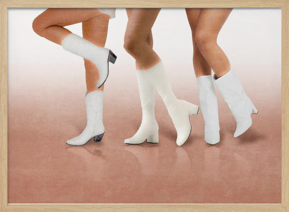 Stiefel in Bewegung | Poster