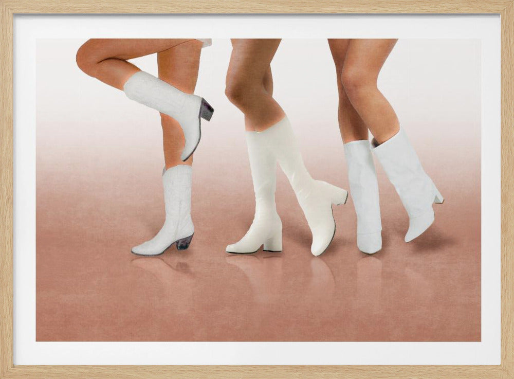 Stiefel in Bewegung | Poster