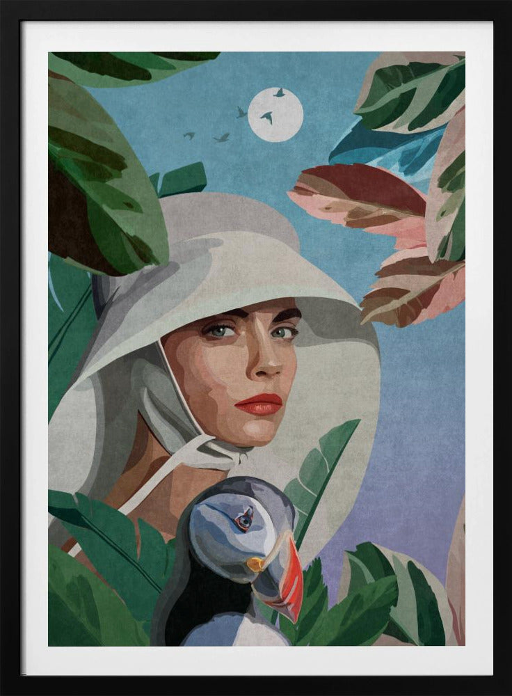 Papageientaucher-Traumlandschaft | Poster