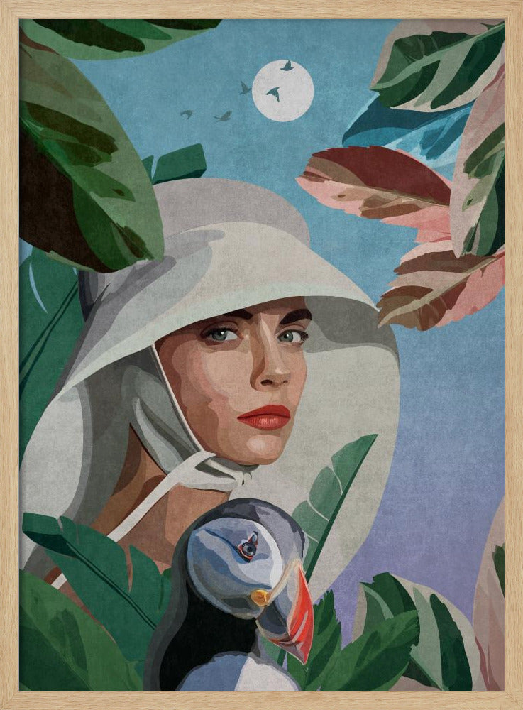 Papageientaucher-Traumlandschaft | Poster