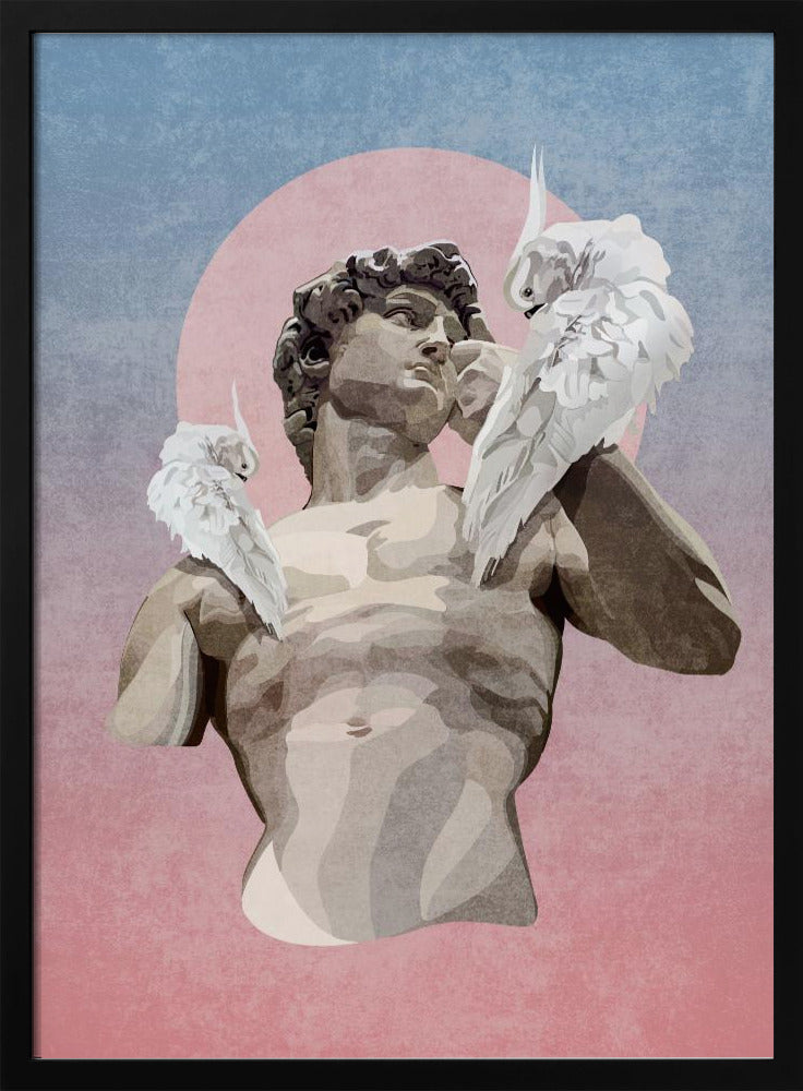 Stein und Federn | Poster
