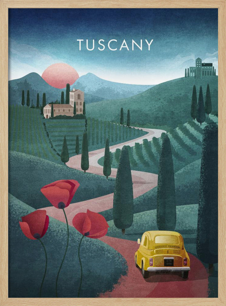 Toskanische Traumfahrt | Poster