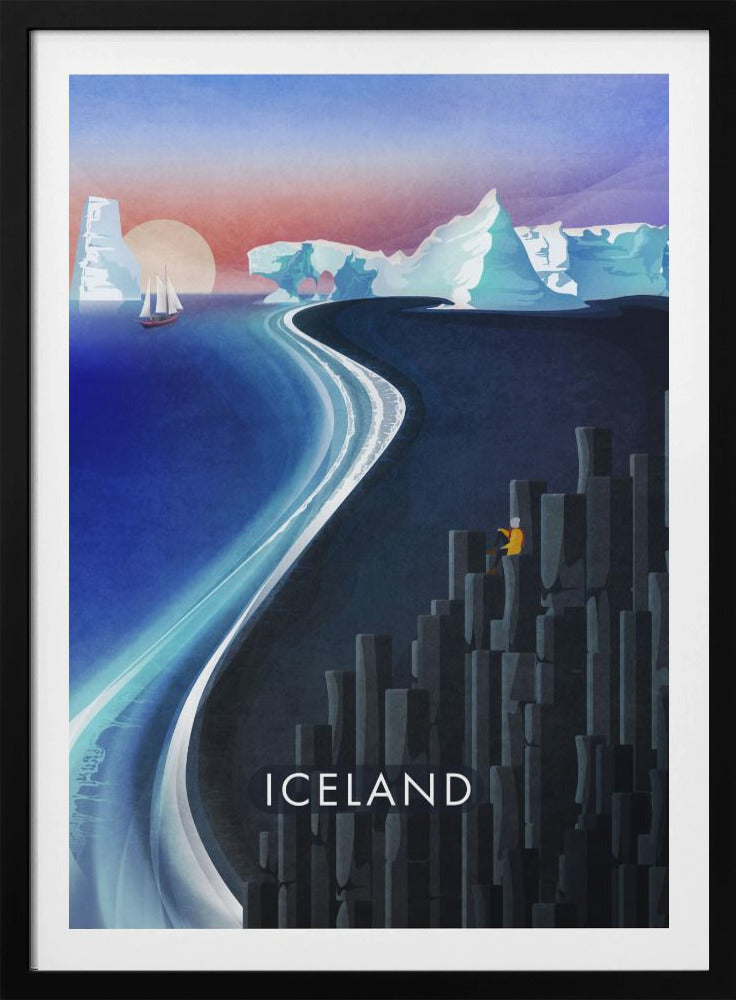 Majestätische Island-Ansicht | Poster