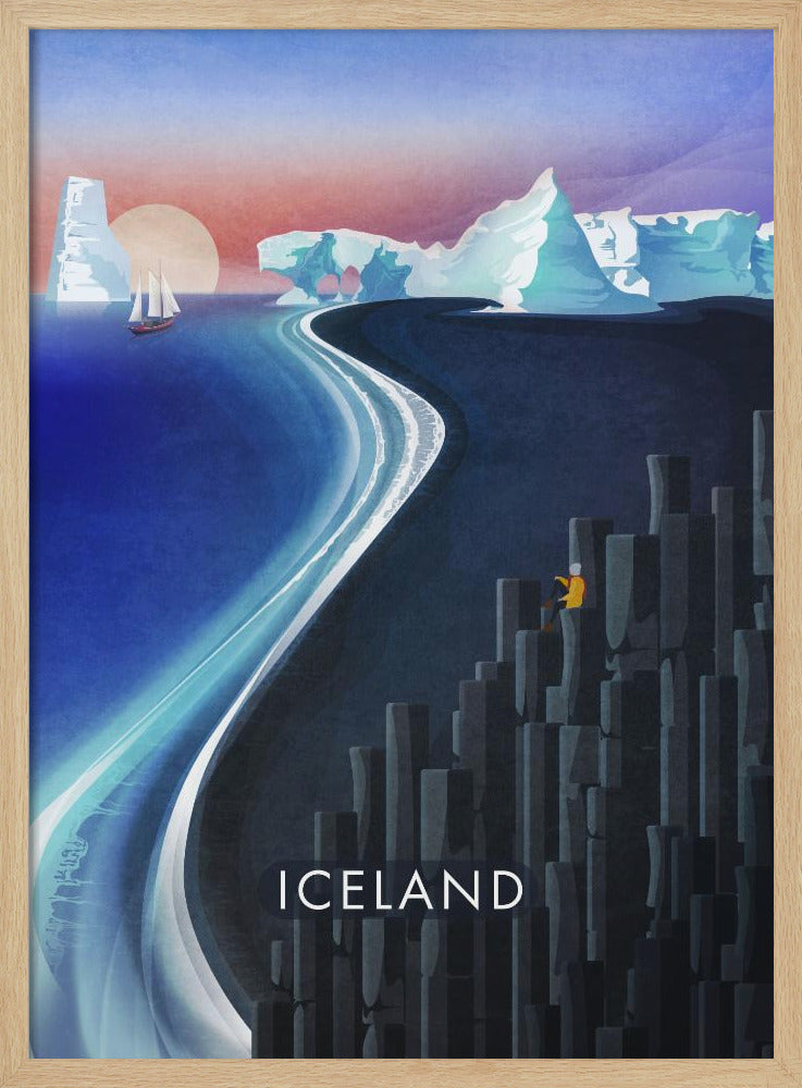 Majestätische Island-Ansicht | Poster