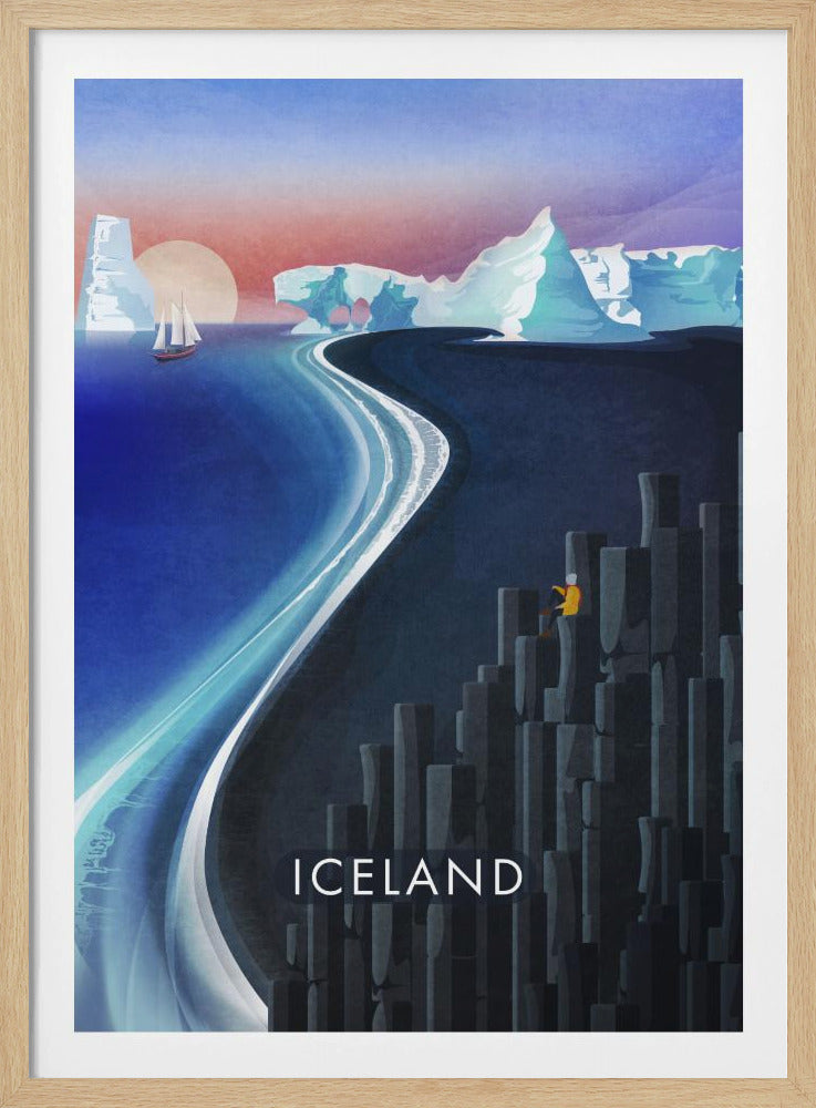 Majestätische Island-Ansicht | Poster