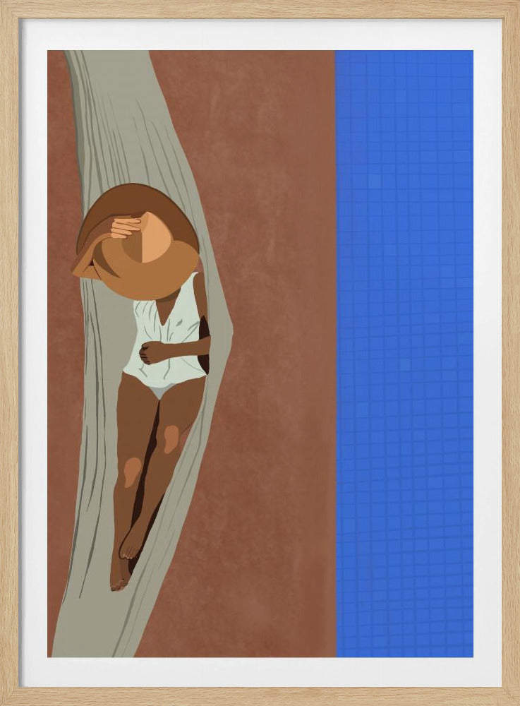 Ruhiger Poolrand | Poster