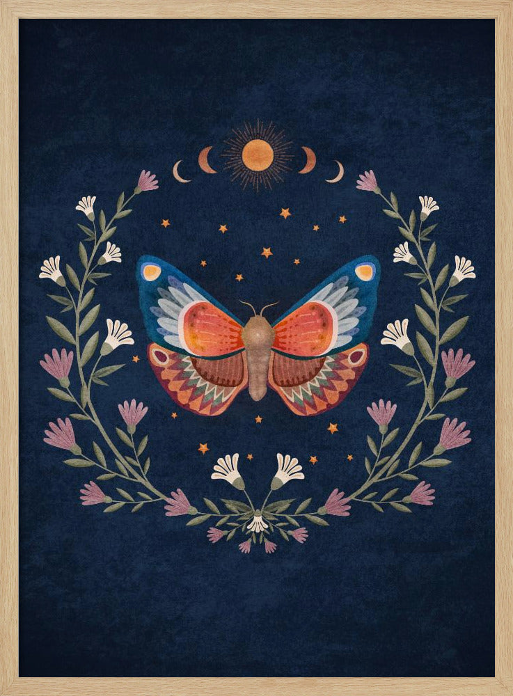 Schmetterlings-Traumlandschaft | Poster