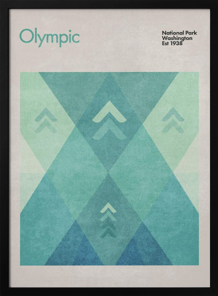 Geometrische Gipfel | Poster