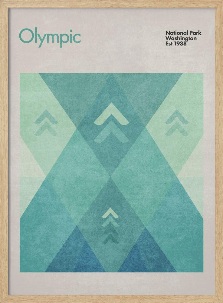 Geometrische Gipfel | Poster