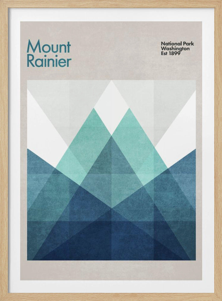 Geometrische Gipfel | Poster