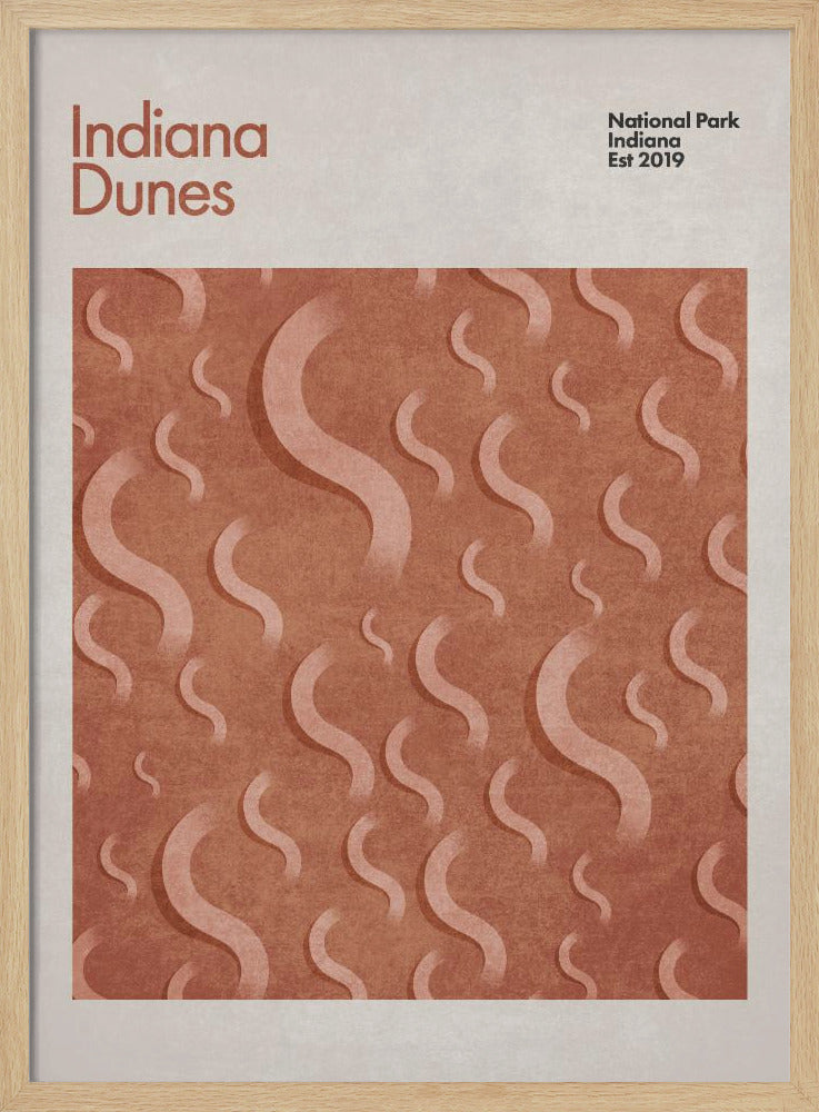 Kurven der Dünen | Poster
