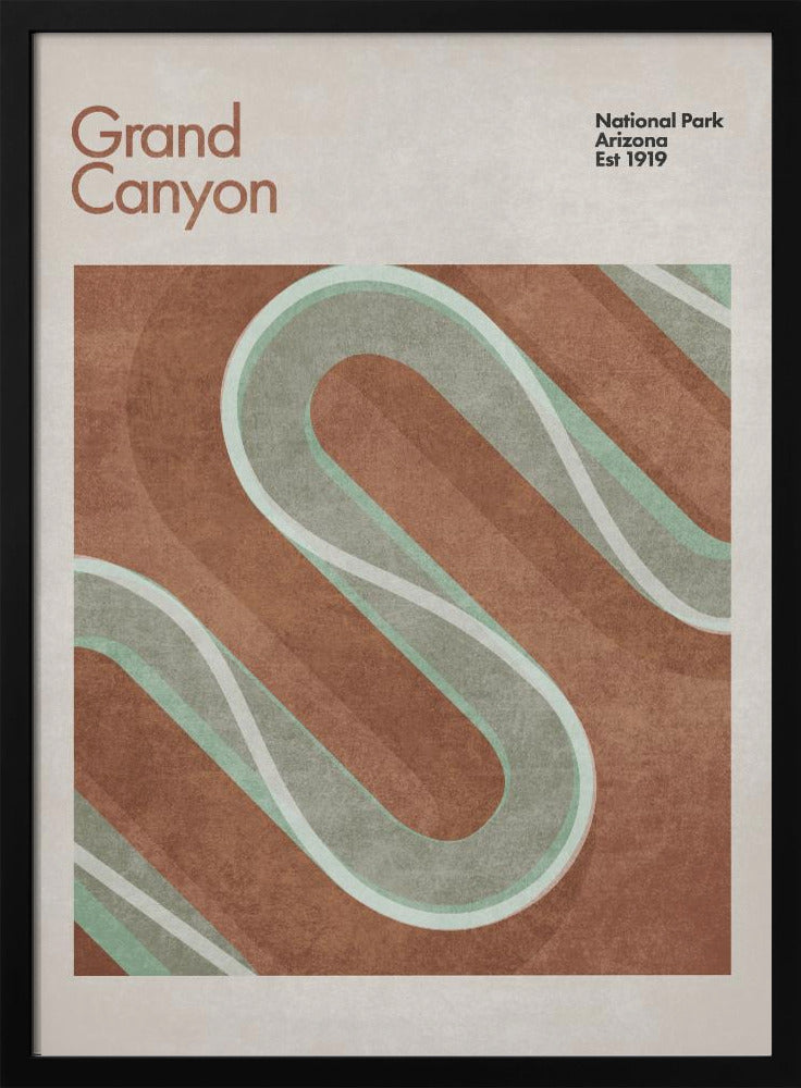 Canyon Wellenströmung | Poster