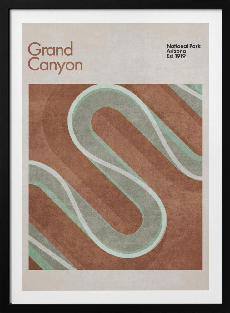 Canyon Wellenströmung | Poster