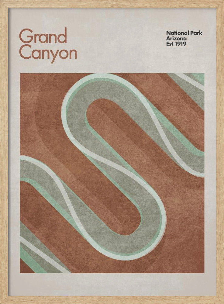 Canyon Wellenströmung | Poster